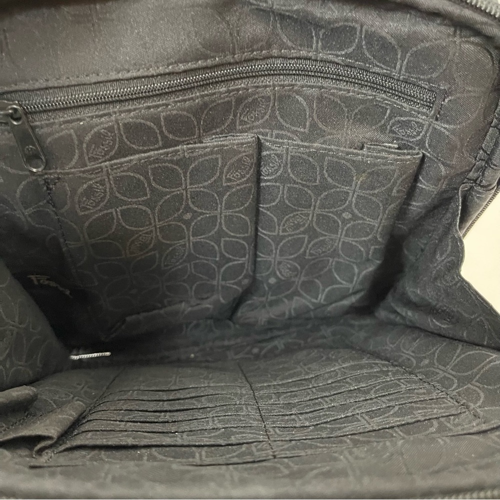 Fossil Womens ZB2840 Black Leather Flap Front Wallet Crossbody Bag - Picture 10 of 13